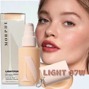 Morphe Lightform Extended Hydration Foundation ~ Light/Med 07W (Golden) 30ml NIB